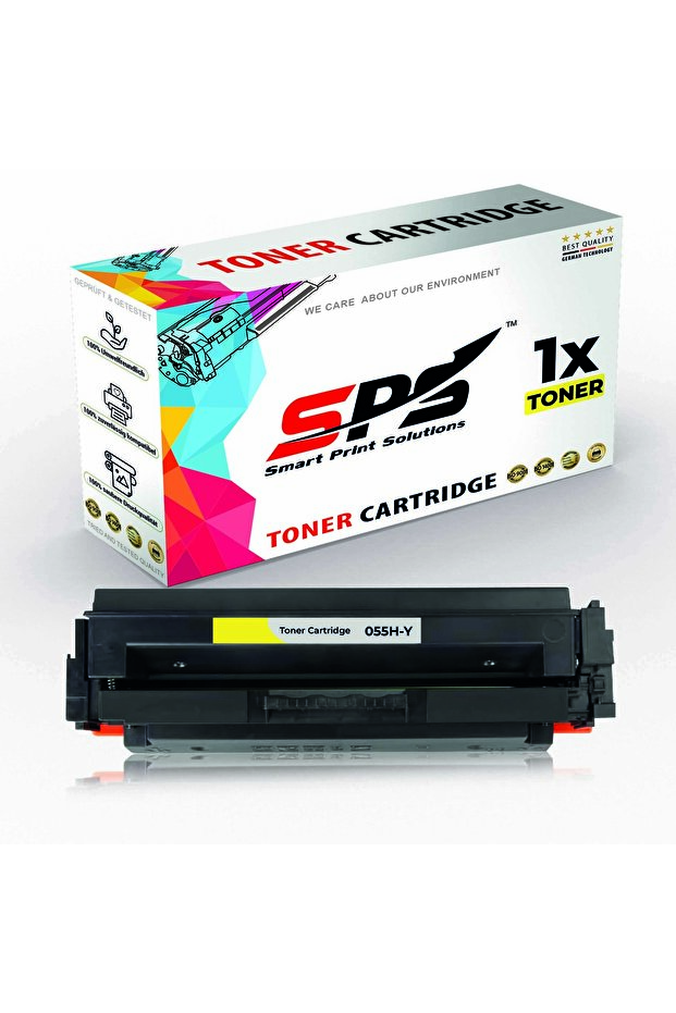 SPS Compatible Toner Cartridges for Canon | CRG-055HY | 1x Yellow | Yield upto 5,900 Pages