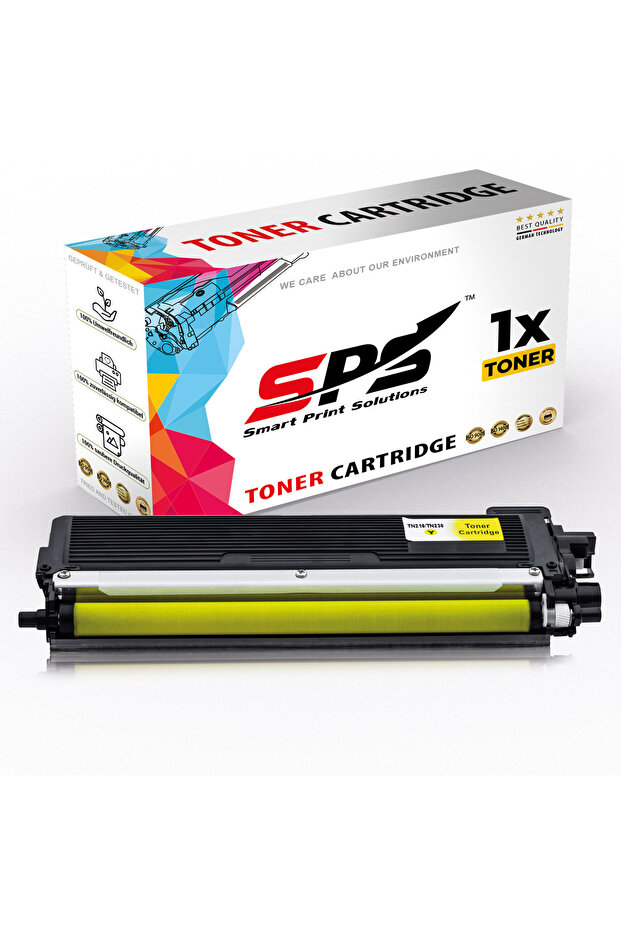 SPS Compatible Toner Cartridges for Brother | TN-210Y | 1x Yellow | Yield upto 1,400 Pages