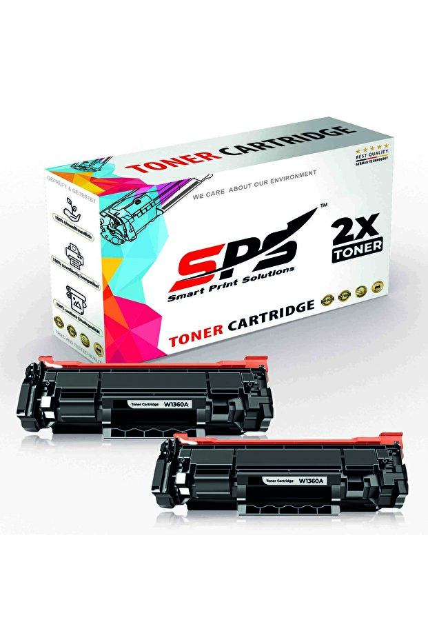 SPS Compatible Toner Cartridges for HP | W1360A 136A | 2x Black | 1,150 Pages
