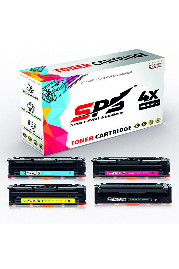 SPS Compatible Toner Cartridges for HP | 230A | 4x Multicolor | Yield upto 2,000 Pages