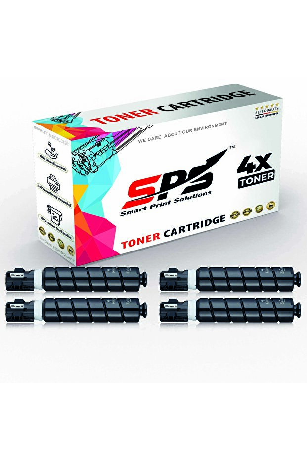 SPS Compatible Toner Cartridges for Canon | C-EXV59 | 4x Black | 30,000 Pages