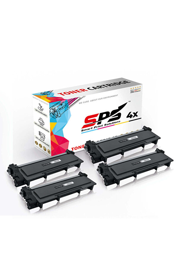 SPS Compatible Toner Cartridges for Brother | TN-2320 | 4x Black | 2,600 Pages