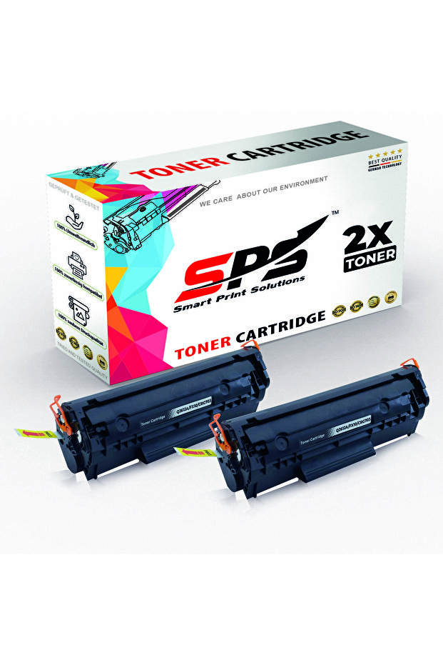 SPS Compatible Toner Cartridges for HP | Q2612A 12A | 2x Black | 2,000 Pages