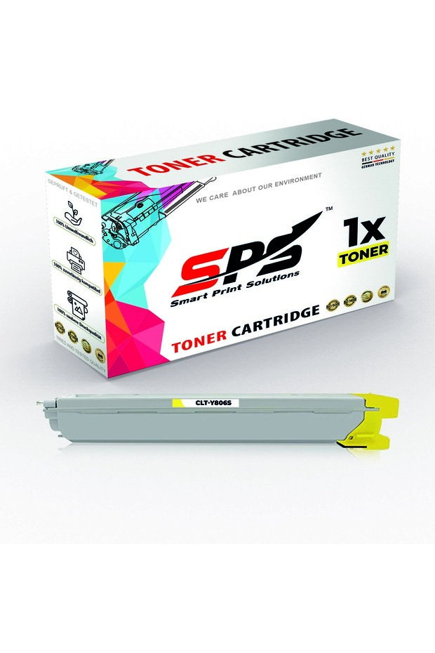 SPS Compatible Toner Cartridges for Samsung | CLT-Y806S | 1x Yellow | Yield upto 30,000 Pages