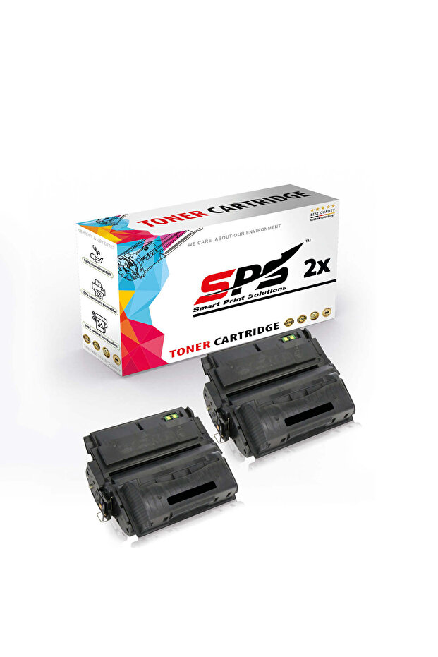 SPS Compatible Toner Cartridges for HP | Q5942X 42X | 2x Black | 20,000 Pages