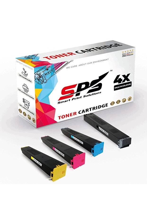 SPS Compatible Toner Cartridges for Sharp | MX-23FT | 4x Multicolor | Yield upto 10,000 Pages