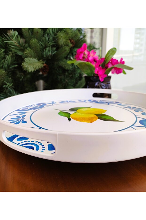 Lemoncha Yuvarlak Tepsi - 3