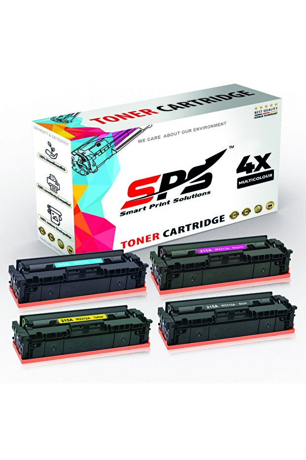 SPS Compatible Toner Cartridges for HP | 215A | 4x Multicolor | Yield upto 1,050 Pages
