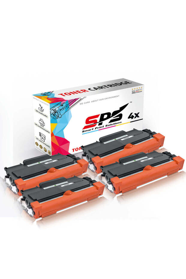 SPS Compatible Toner Cartridges for Brother | TN-2220 | 4x Black | 2,600 Pages