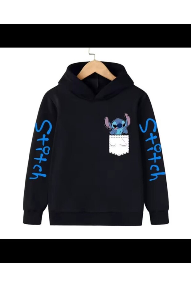 Style-X Printed Hooded Unisex Children's Sweatshirt, 3-Ply Sharded