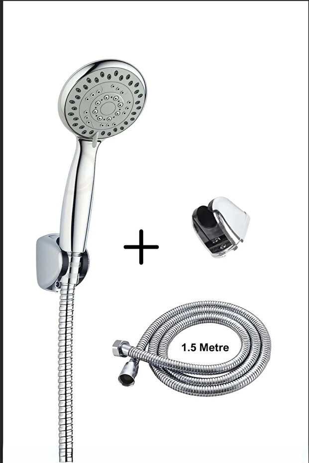 Duş Seti Duş Başlığı Tutucusu Ve Tepe Tutucu Banyo Duş Başlığı Seti Duş Sistemi - 3