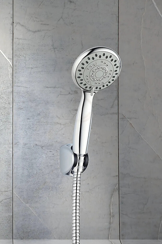 Duş Seti Duş Başlığı Tutucusu Ve Tepe Tutucu Banyo Duş Başlığı Seti Duş Sistemi - 5