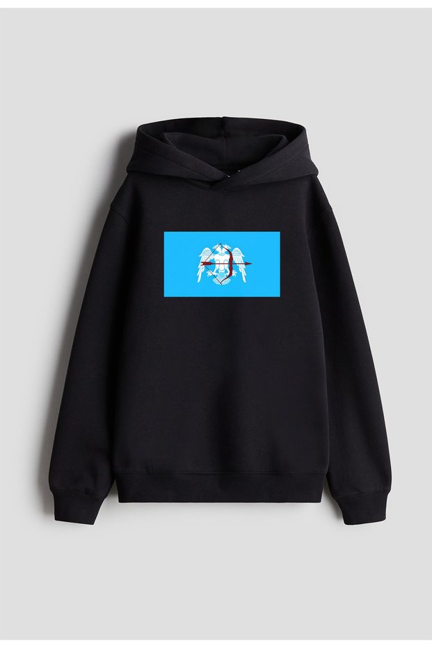 Great Seljuk Empire Printed Women Men Children Black Hooded Sweatshirt Hoodie