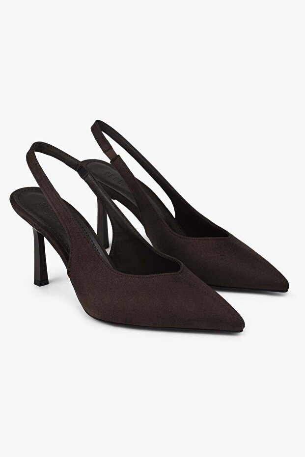 Women's Avoria Brown Suede Stiletto