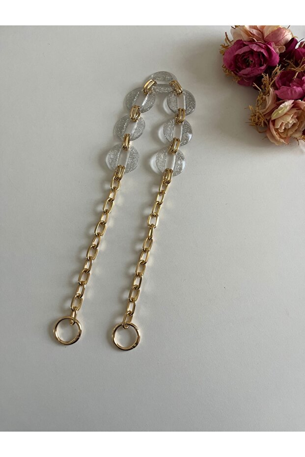 Acrylic Detailed Bag Strap for Knitted Bags