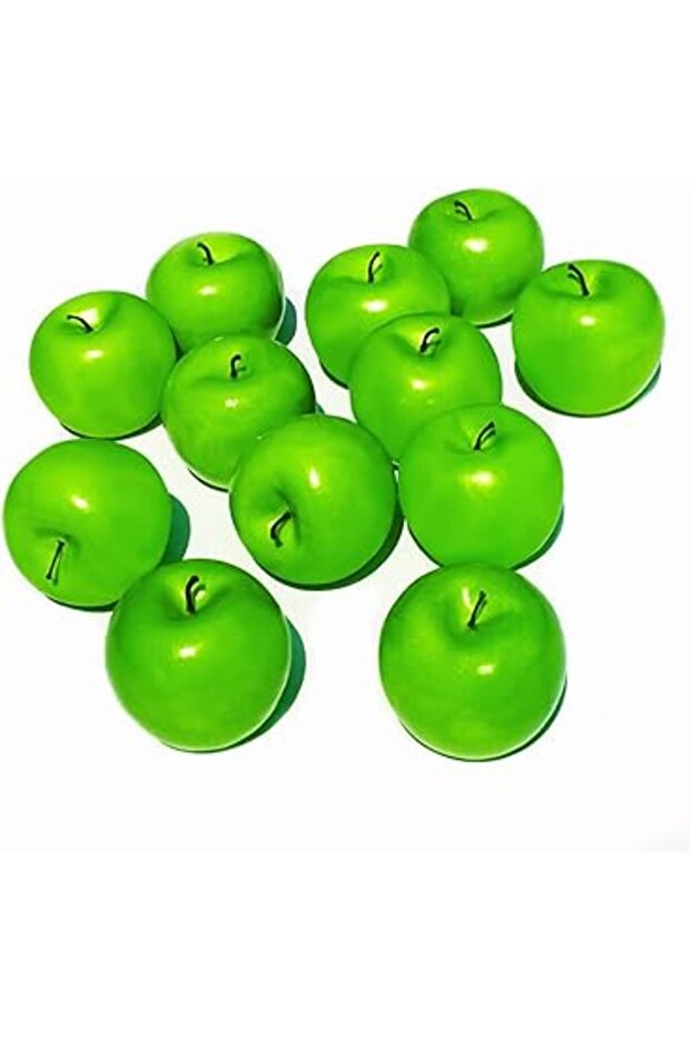 COTOSEY Artificial Green Apples Box of 12