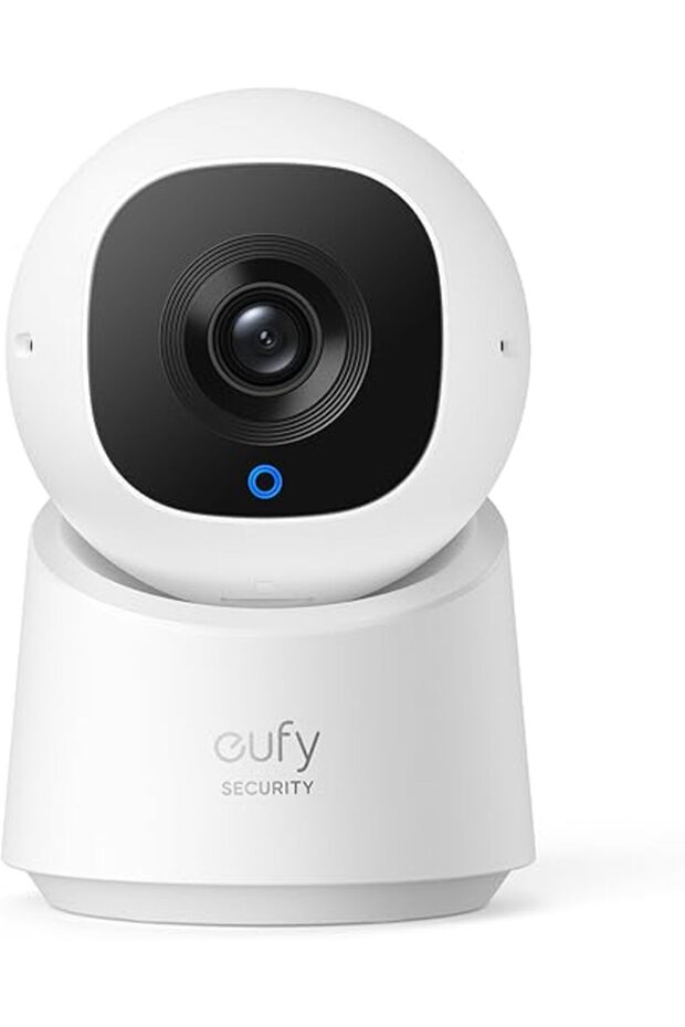 eufy Security Indoor Cam C210 1080p Resolution Security Camera Indoor with 360° Pan and Tilt, Plug-