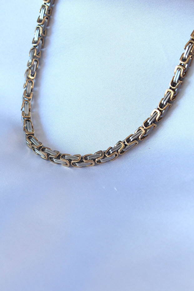 316L Steel Mix Color King Chain Model Men's Necklace -