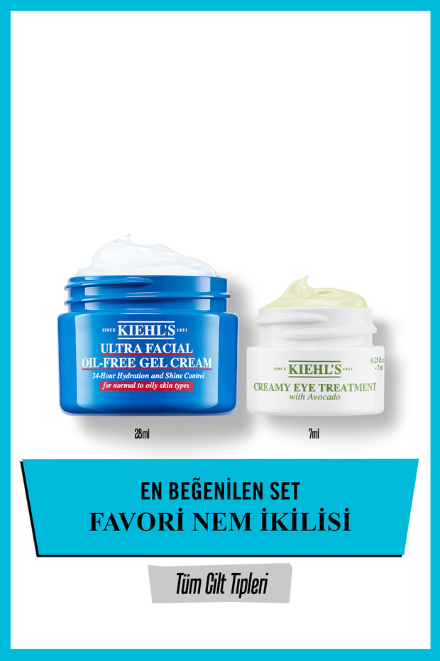 Dual Set of Creams for Oily and Normal Skin: Reduces Shine and Intensely Moisturizes the Eye Area