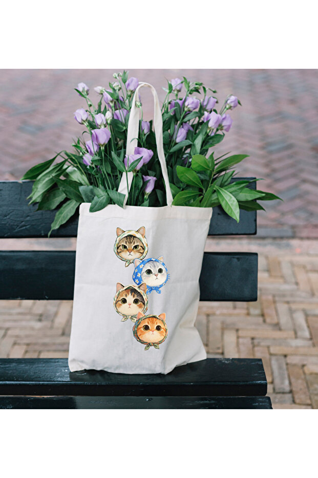 Cute Special Design Cloth Bag with Cat