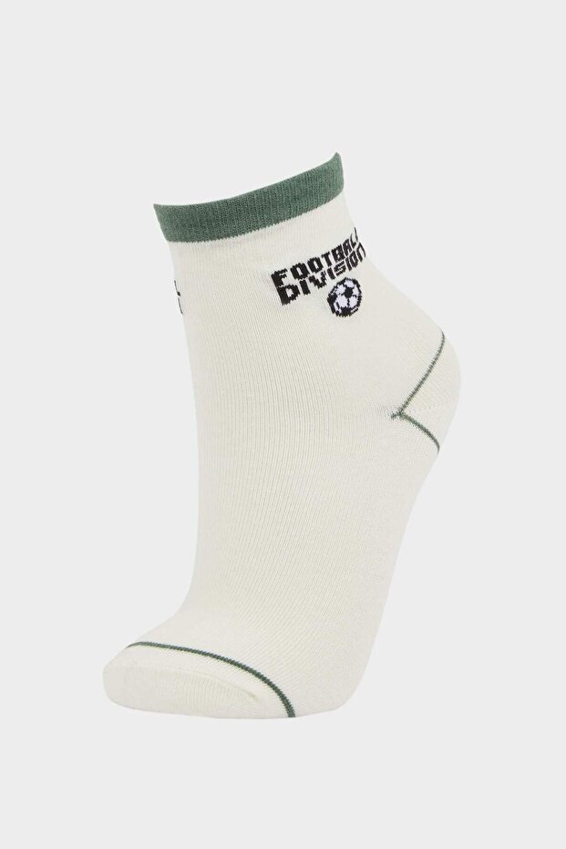 Erkek Çocuk 5'li Pamuklu Uzun Çorap F4719A8NS - 4
