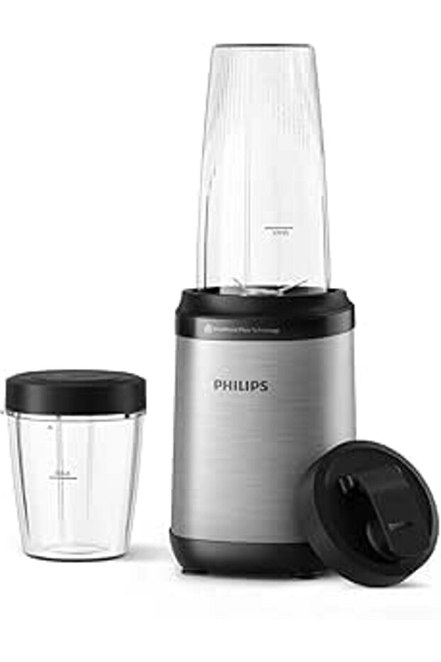 Philips Blender 5000 series - Personal Blender, 800W, 700ml + 500ml Capacity, 1 Speed + Pulse, Compa