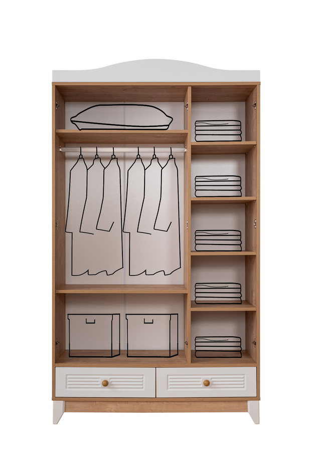 Sidney Bebek ve Çocuk Oda Takımı / Yatak ve 7 Parça Uyku Seti Dahil / Ücretsiz Kurulum - 8