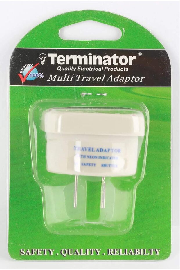 Terminator Multi Traveler Adapter With Shutter & Indicator (US to Universal) - 2
