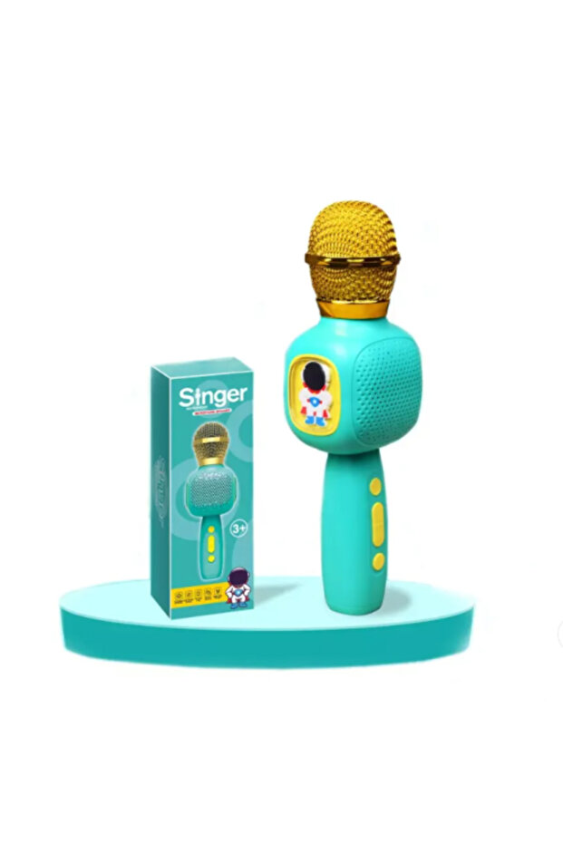 Bluetooth Karaoke Microphone with Voice Changer for Kids