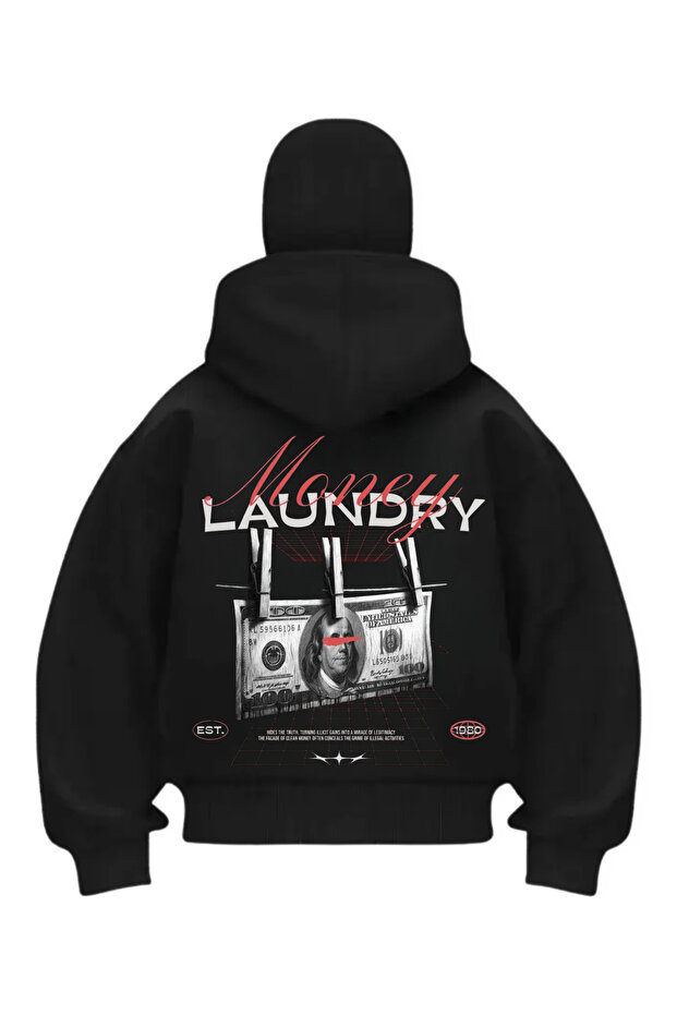 سترة كارديجان مطبوعة باللون الأسود من Laundry بتصميم قناع الثلج الساموراي