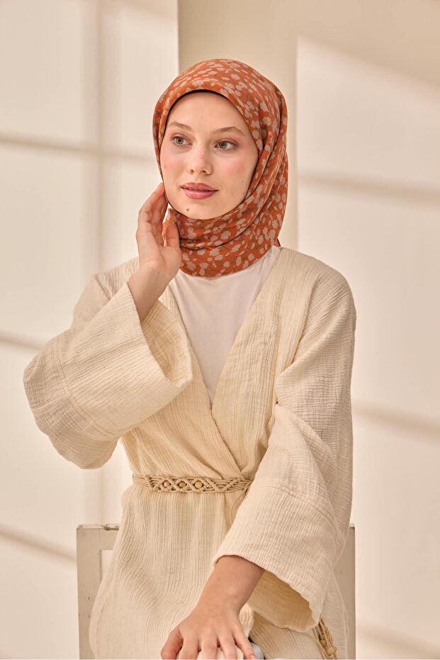 Eșarfă Aura cu model Neşe - 2