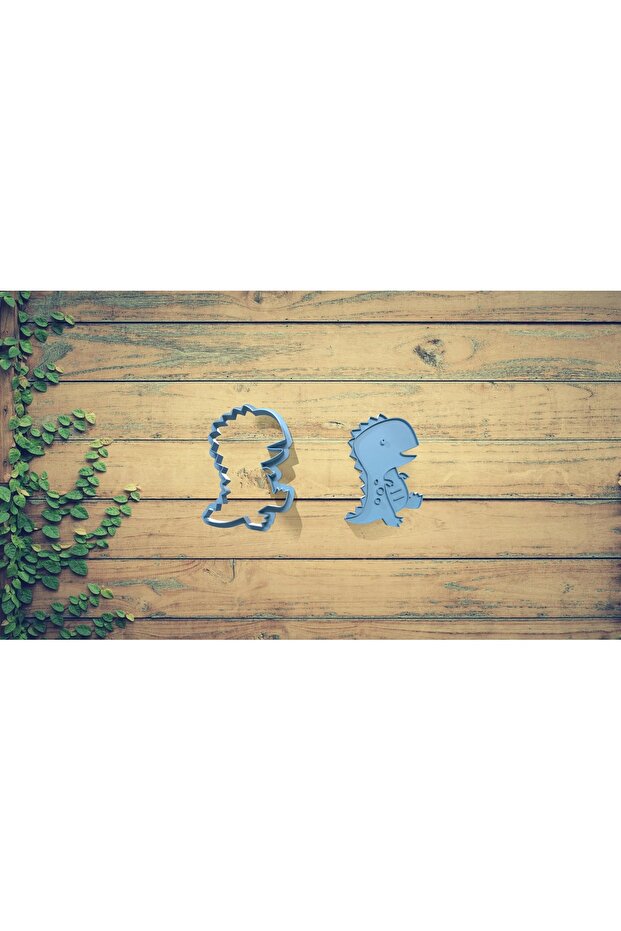 Dinazor Kurabiye Kalıbı Seti 4'lü 8x8 - 2