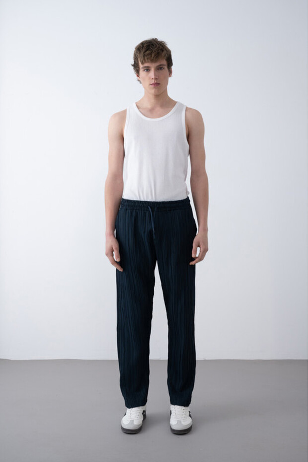 Drawstring Casual Pants for Men - 1