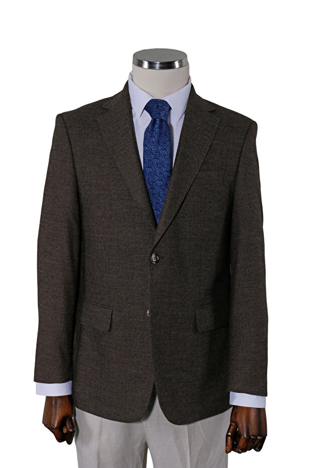 Regular Fit Desenli Kışlık Ceket 4 Drop - 1