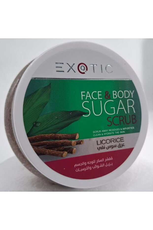 Exotic Licorice Sugar Scrub for Face and Body 300ml