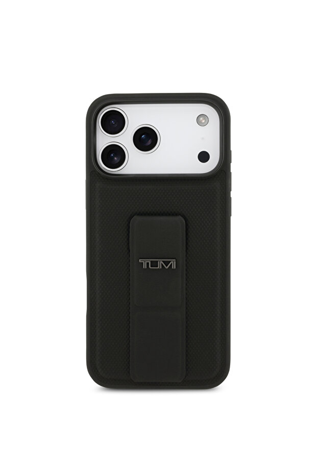 Leather iPhone 17 Pro Max case. iPhone 17 Pro Max case with a back grip for carrying the phone or installing it as a stand. - 6