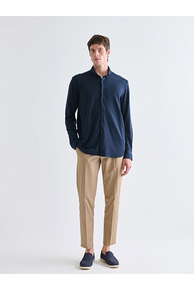 SOUTHBLUE Slim Fit Uzun Kollu Erkek Gömlek - 2