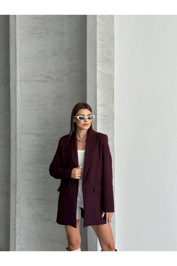 سترة بليزر فاخرة مبطنة بنمط الفهد - 7