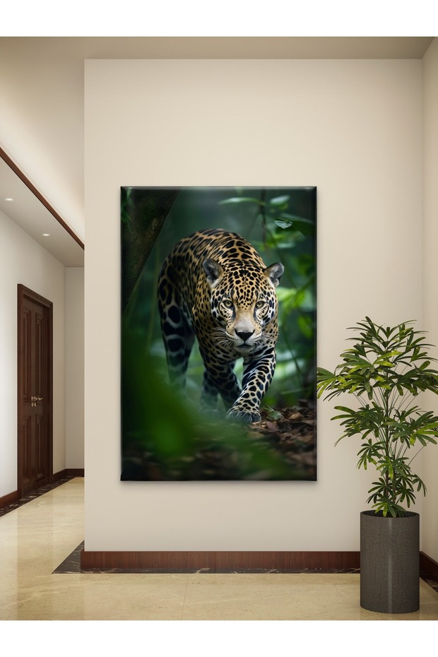 LEOPAR BASKI KANVAS TABLO - 5