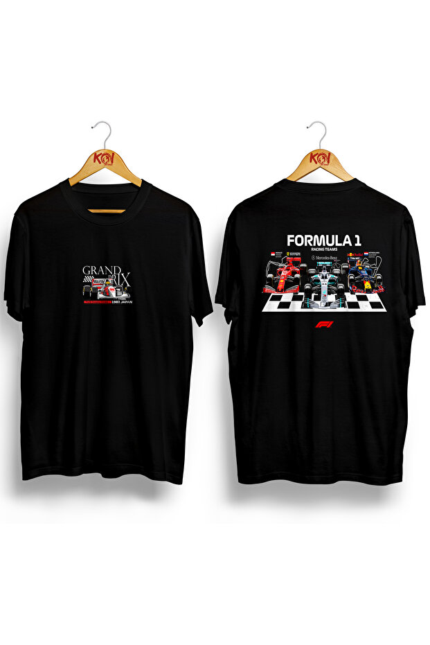 Grand Prix & Formula 1 Printed/ Unisex T-Shirt with Different Color Options/ 95% Premium Cotton/ Regular Fit