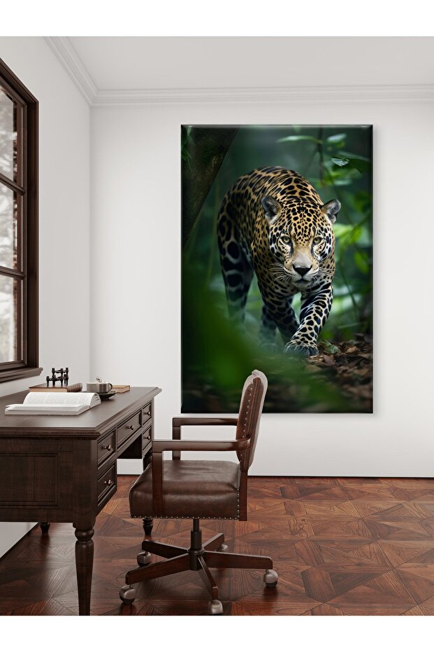 LEOPAR BASKI KANVAS TABLO - 6