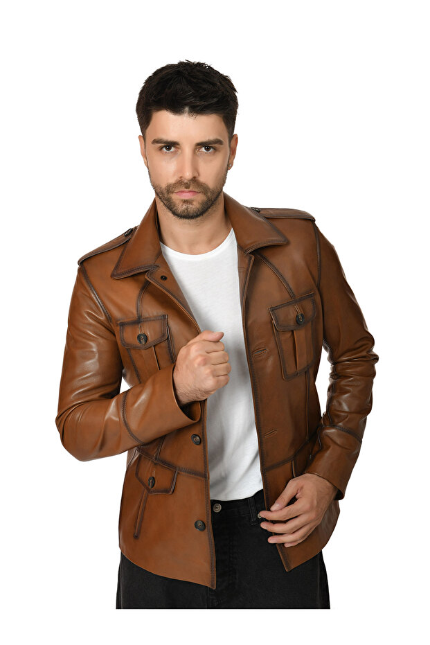 سترة جلدية للرجال 265 - 3