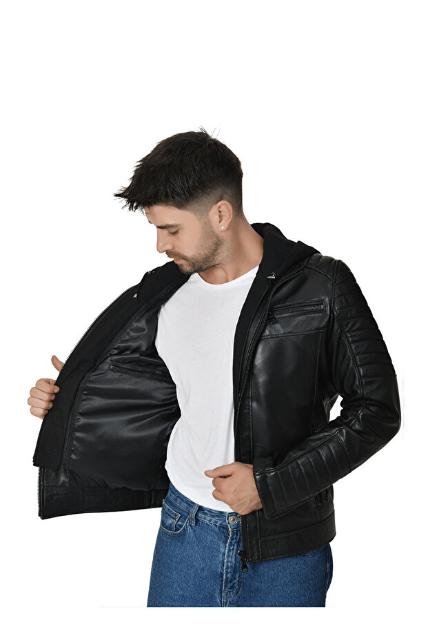سترة جلدية للرجال 2121KPS - 4