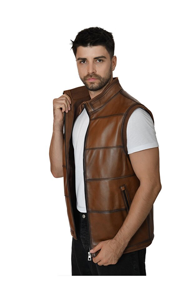 سترة جلدية للرجال 2507 - 3