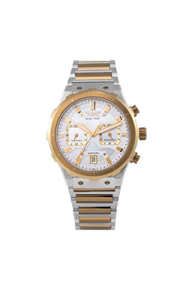 Admiral Ivory 3686 G 2 TST SS Case & Band Multifunction Men's Watch