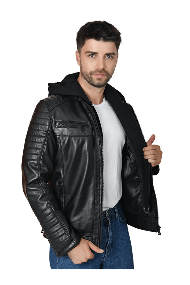 سترة جلدية للرجال 2121KPS - 8