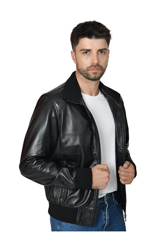Men's Leather Jacket 2525 - 2