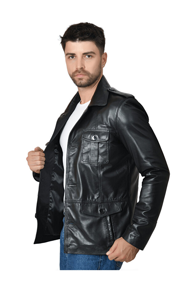 سترة جلدية للرجال 265 - 3