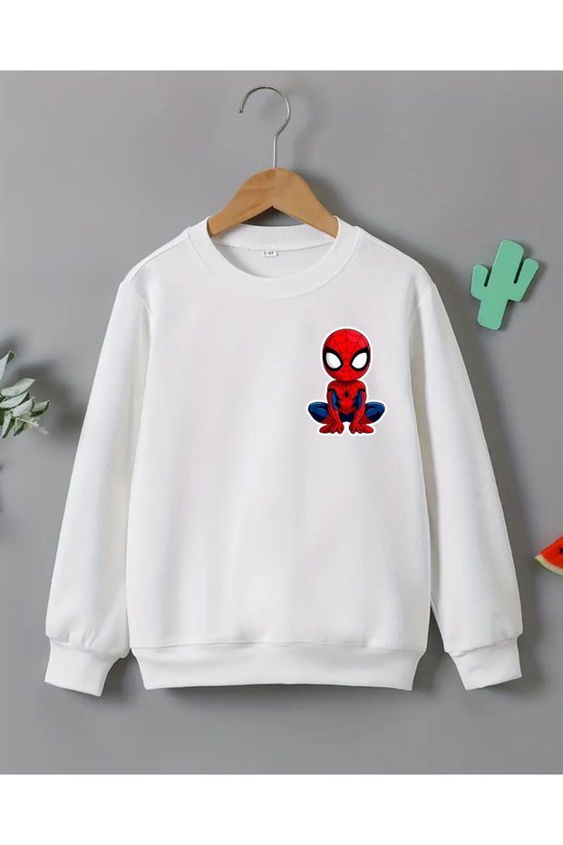 Spider Man Printed Long Sleeve T-Shirt for Boys