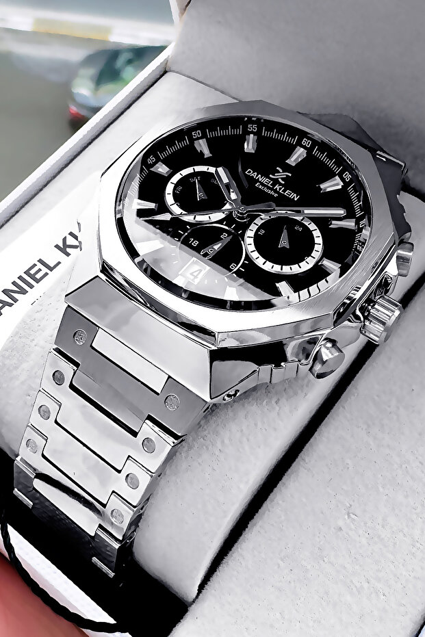 Daniel Klein Exclusive Men's Wristwatch 3 Atm Water Resistant Silver ...